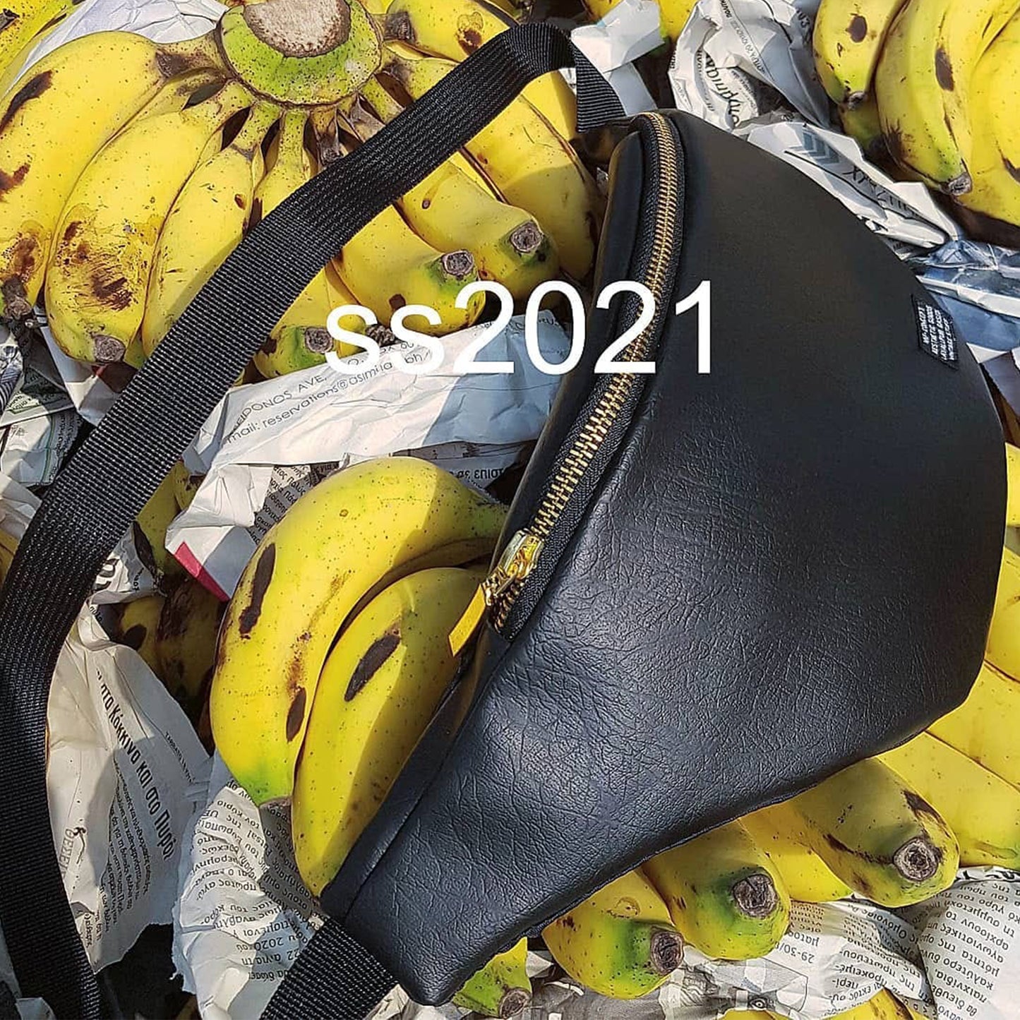 SS2021 Golden Zip Fannypack side view MIF Concept Pakistan