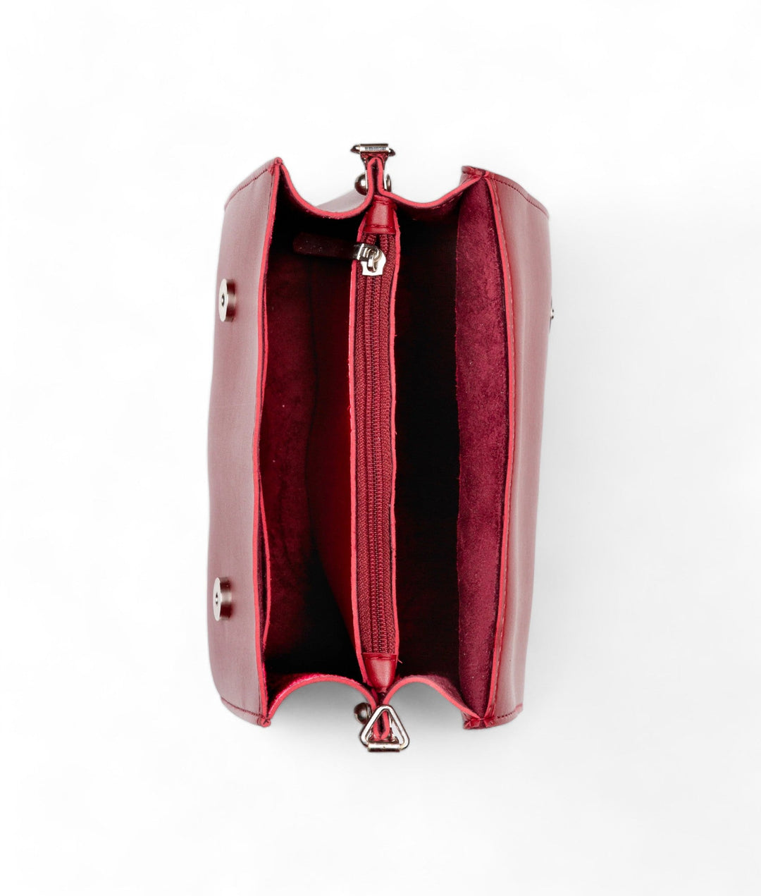 Maroon Mini Cross-Body Bag