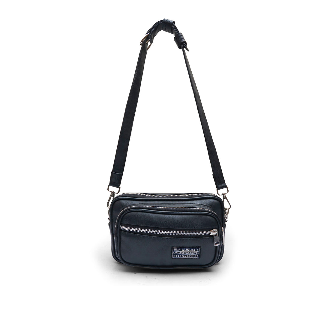 Black Messenger Sling Bag