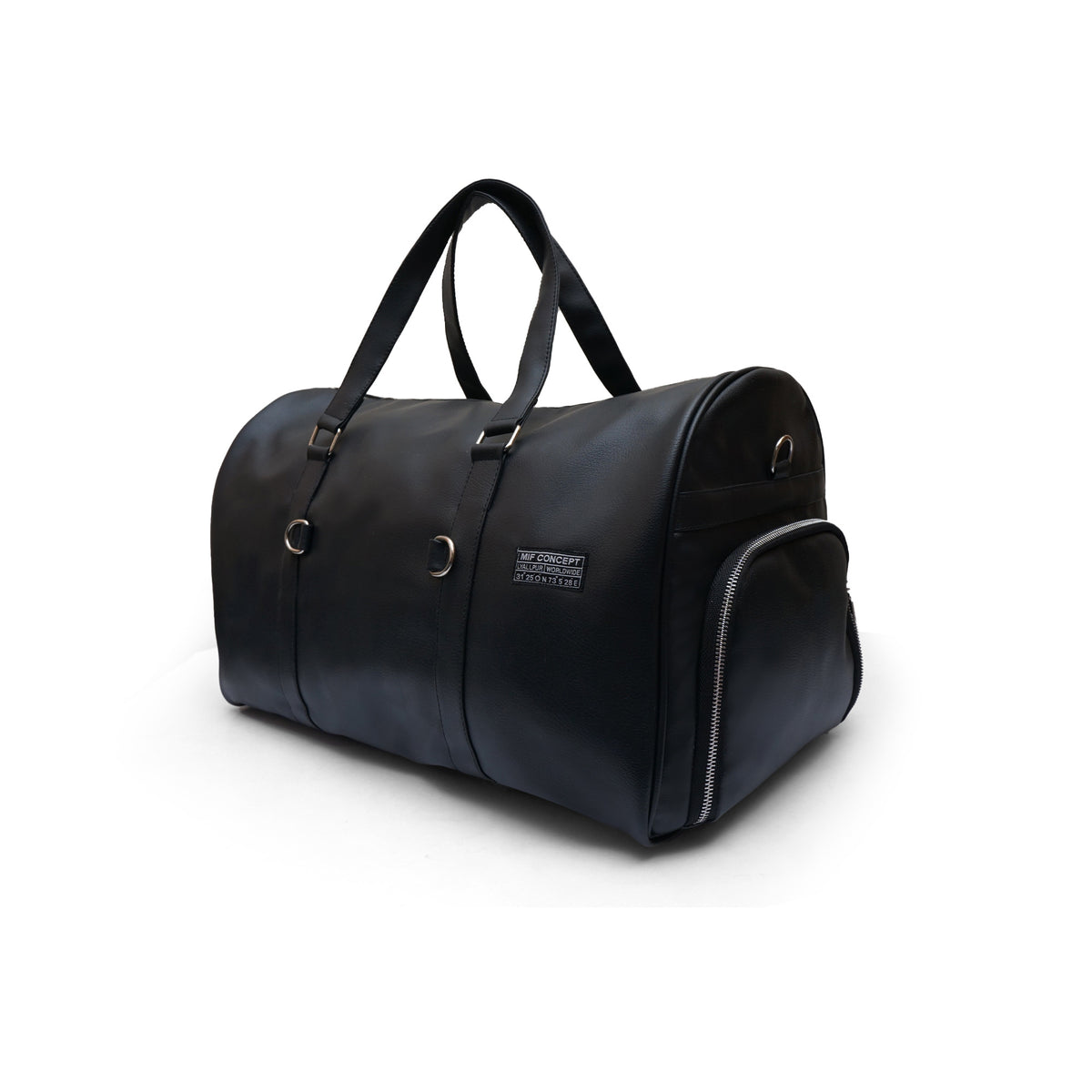 All Black Duffle Bag