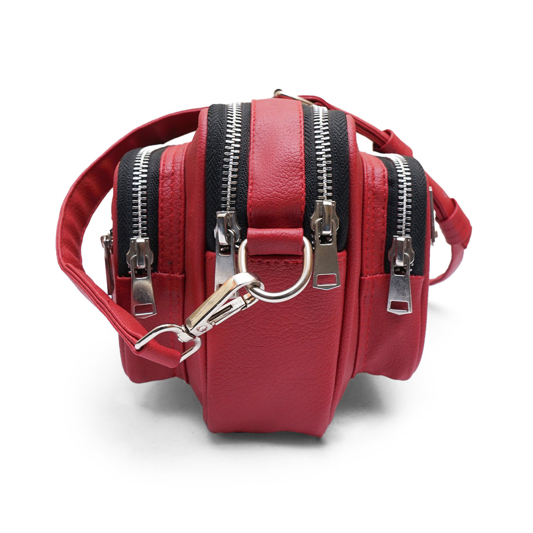 Burgundy Messenger Sling Bag