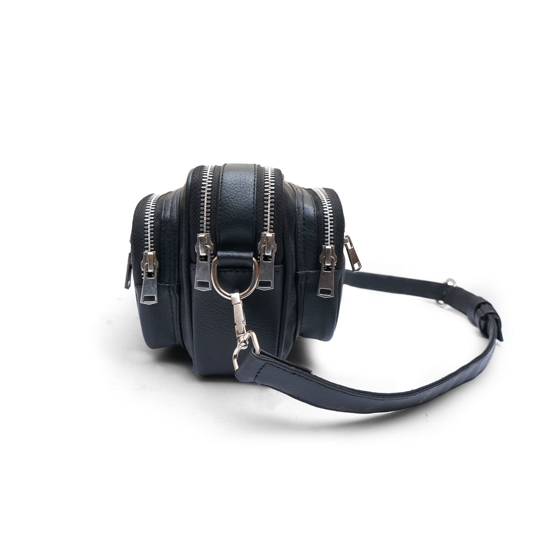 Black Messenger Sling Bag