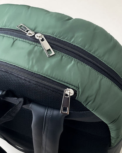 Apex Olive Puffer Backpack