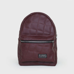 Burgundy Puffer Daypack