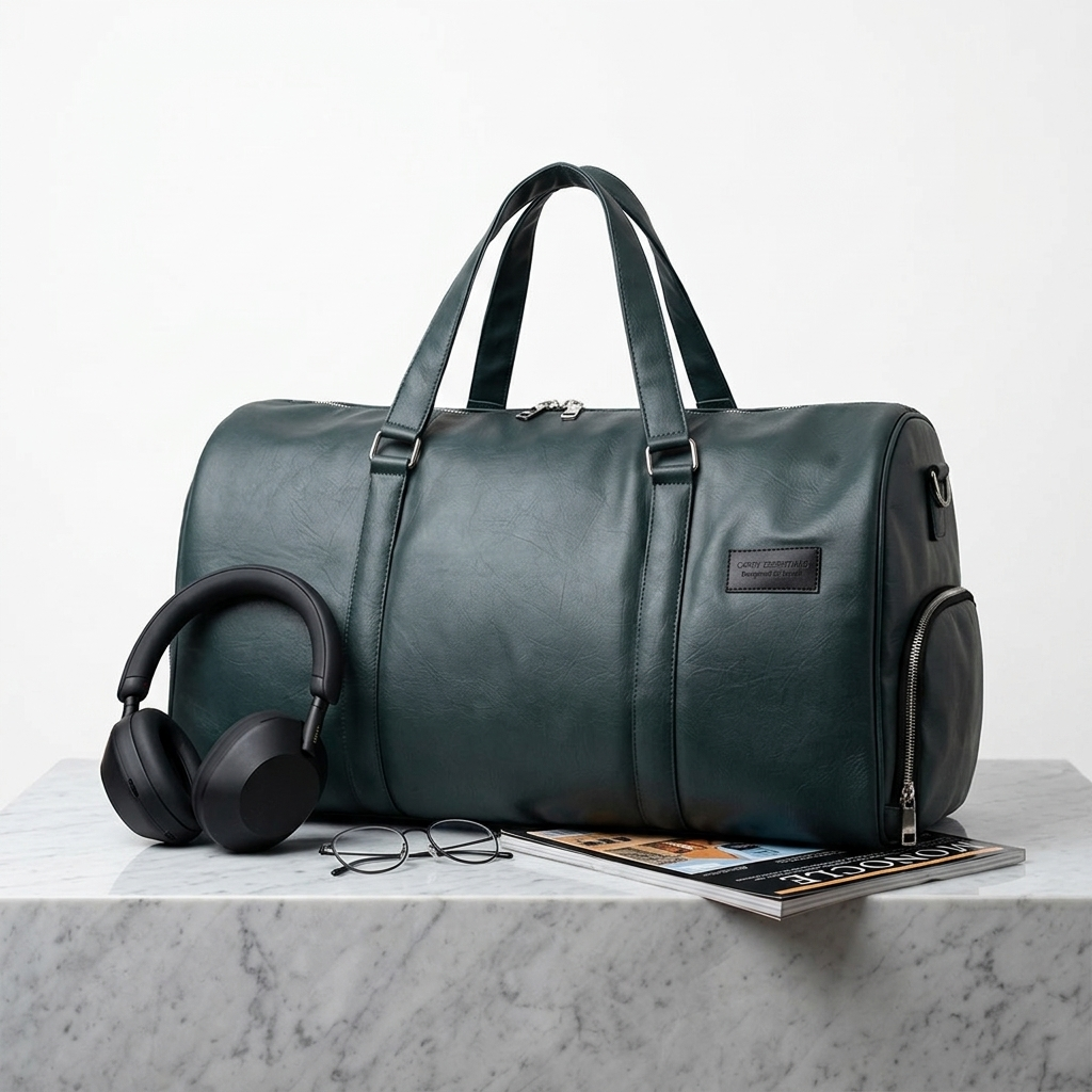 Dark Green Duffle Bag