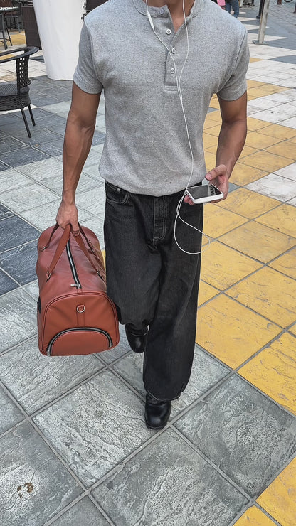 Caramel Duffle Bag
