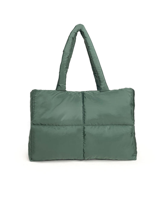 Olive Everyday Puffer Tote