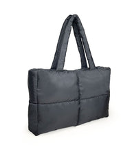 Black Everyday Puffer Tote