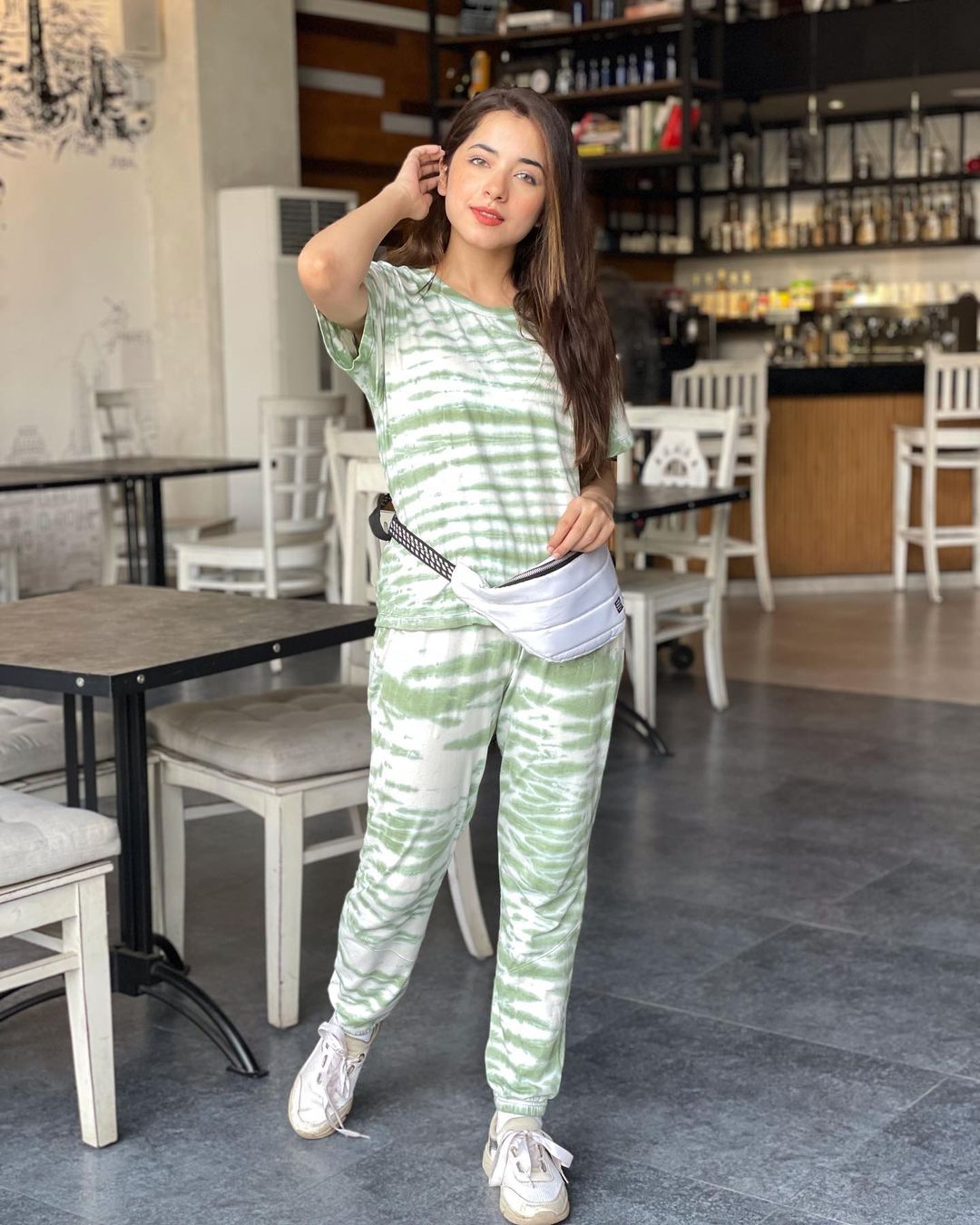 White Celeron Fannypack worn MIF Concept Pakistan