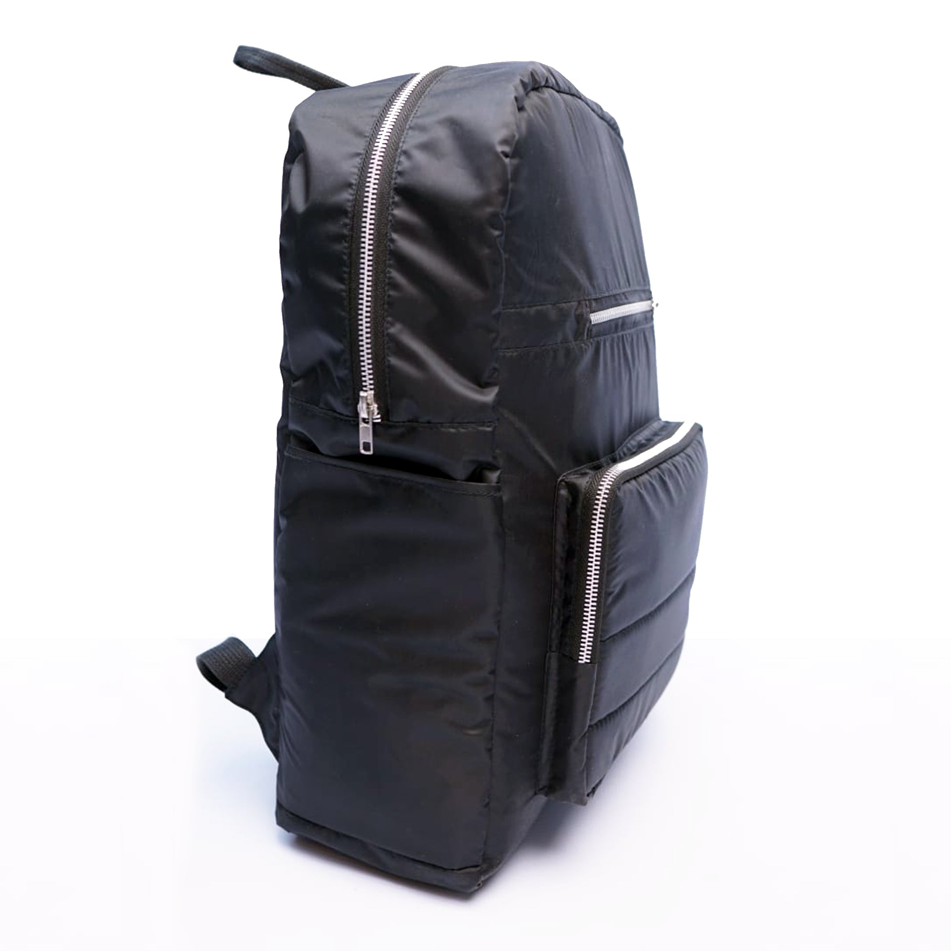 MIF All Black Backpack recycled nylon lightweight Pakistan