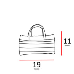 Black Puffer Duffle bag