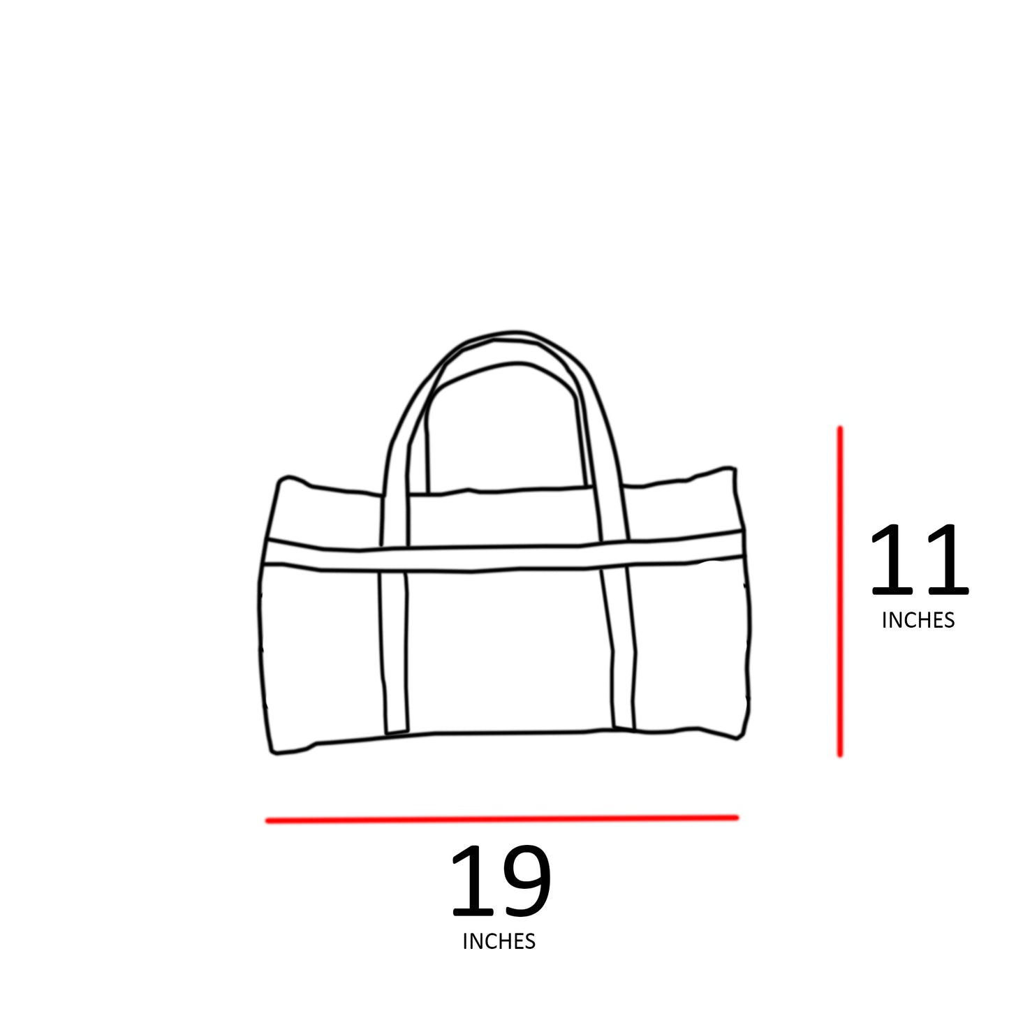 Deep mauve duffle bag