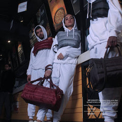 Black Puffer Duffle bag